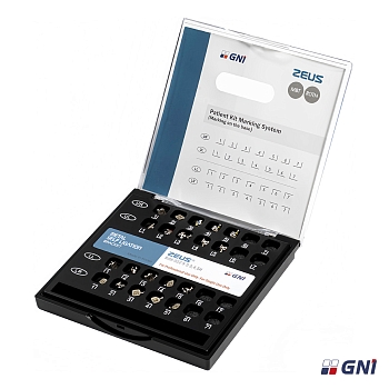 Набор металлических брекетов самолигирующих пассивных Zeus-P 5-5 345H Upper/Lower MBT 022