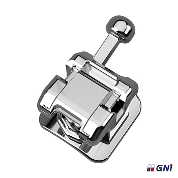 Брекет металлический самолигирующий пассивный Zeus-P MBT 022 #11