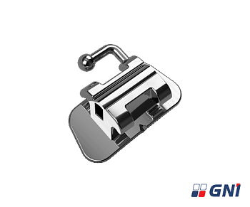 Набор одинарных конвертируемых замков (щечных трубок) на 1-е моляры с простым входом, пропись Roth, паз 022