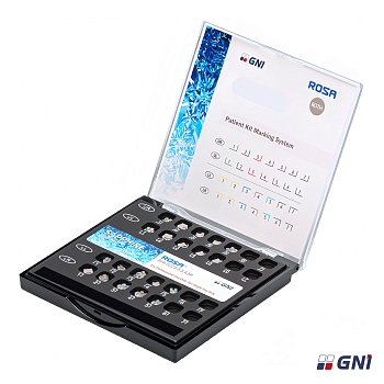 Набор сапфировых лигатурных брекетов Rosa 5-5 345H Upper/Lower MBT 022