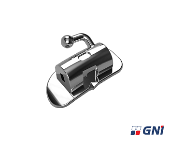 Набор одинарных неконвертируемых замков (щечных трубок) на 2-е моляры с простым входом, пропись Roth, паз 022